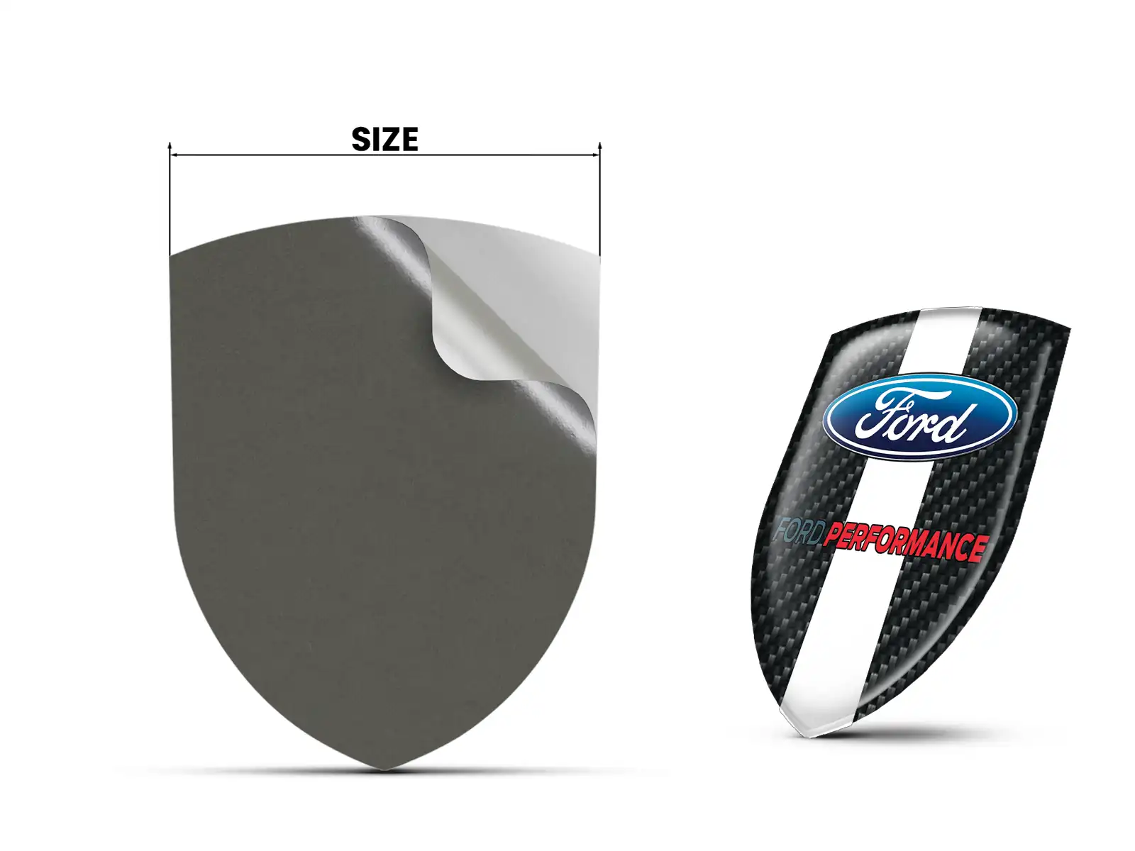 Ford Sticker Pare-Brise Moderne Max Durable Stylé Pro